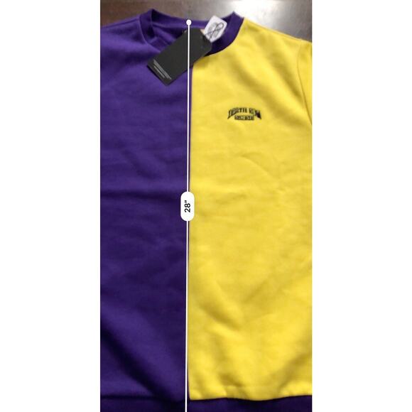 Death Row Records Half Half Crew Neck Mens Sz M - Picture 7 of 10